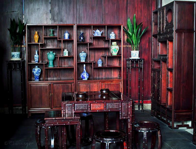 Qing dynasty, furniture, Hangzhou, Zhejiang, house