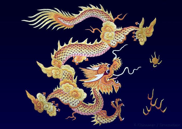 silk, dragon
